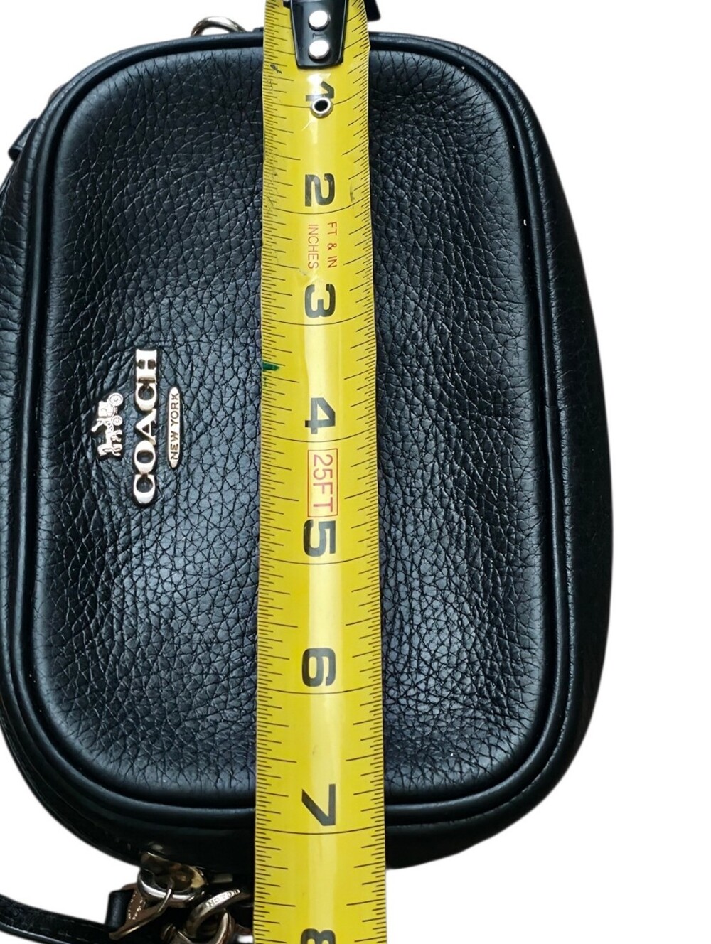 COACH F34805 Convertible Belt Bag Black Pebble Leather Crossbody Waist Fanny Pac - Picture 10 of 11